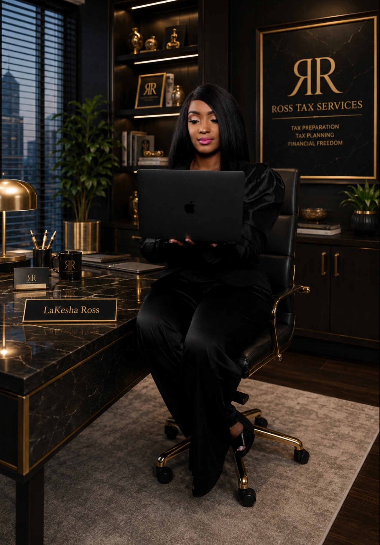 Lakesha Ross, founder of Ross Tax Services
